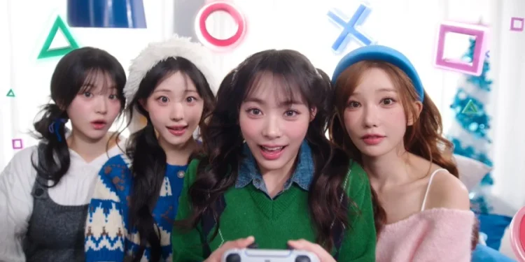 سونی با گروه کره‌ای QWER برای ساخت موزیک‌ویدئو PS5 همکاری کرد