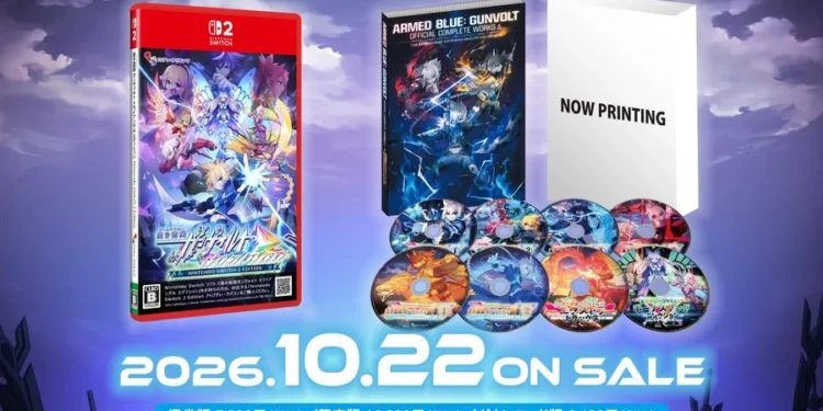 Azure Striker Gunvolt Trilogy Enhanced نسخه Switch 2 در اکتبر عرضه می‌شود